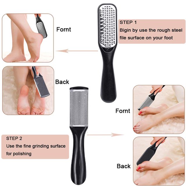 Kit de herramientas de pedicura ANGGREK 21 en 1 Juego de removedor de callos con limas para pies