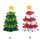 thumbnail image 3 of Cateissary Cubierta de botella de vino de árbol de Navidad Universal Ball Top Star manga de comedor cerveza de Navidad botella de vino ropa Kits de decoración para fiestas Rojo, 3 of 6