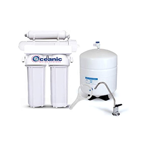 Oceanic 4 Stage Reverse Osmosis Water Filter System | Under Sink RO Filtration - 50 GPD$$Tools & Hardware Other