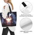 thumbnail image 3 of Rocae Fox Couple for Big Capacity Shoulder Bag with Pockets,Tote Bag for Women Handbag, 3 of 8
