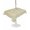 White Light Beige, variant on Outdoor Tablecloth with Umbrella Hole for Patio/Picnic/Party/Camping, Green Brown Wildflowers Waterproof Table Cloth Round Cover Washable, Modern Floral Butterfly Plant (Dia 60")