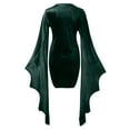 thumbnail image 5 of Gothic Dress Women Mesh Lace Carnival Party Tunic Slim Merry Christmas Outfit for Festivals and Celebrations, 5 of 8