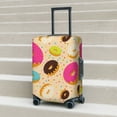 thumbnail image 5 of Yiaed Donuts Print Travel Luggage Cover Suitcase Protector Fits 18-32 Inch Luggage Wheel Covers Patterned Elastic Luggage Anti-scratch（No luggage）-X-Large, 5 of 5