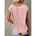 thumbnail image 5 of MORTTIC Women's 2-Pack Graphic Tees, Funny Print Short Sleeve Casual Summer Tops, XL, 5 of 6