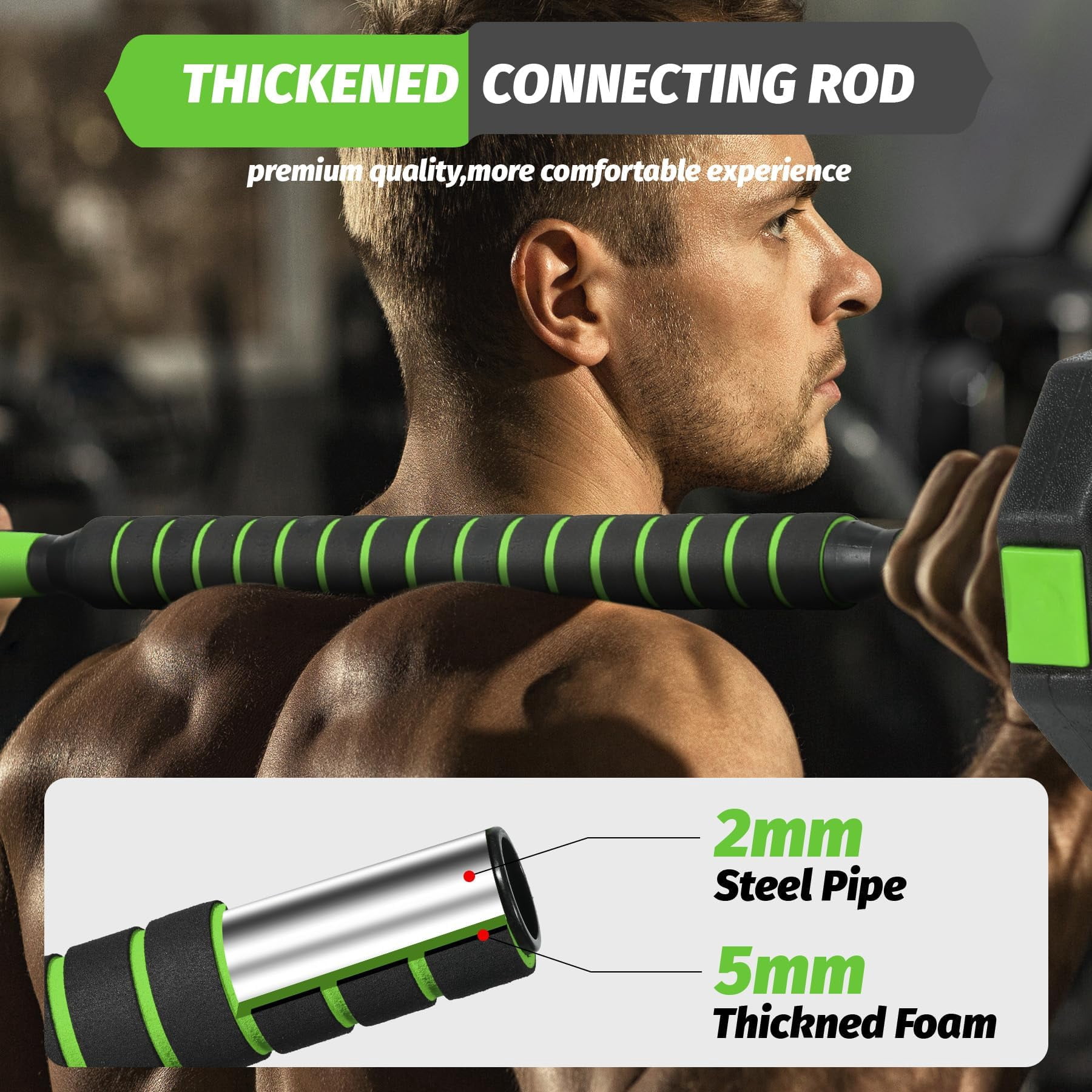 Yeshouse Adjustable 5-in-1 Dumbbells, 66/88lbs Weights Set, Converts to Barbell, Kettlebell & Push-Up Stand