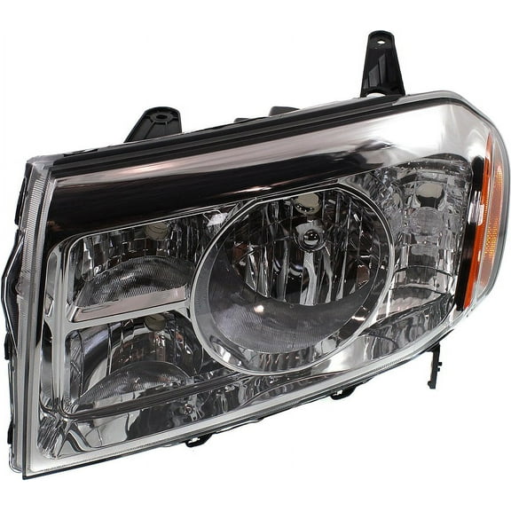 Headlight Compatible With 2009-2011 Honda Pilot Left Driver Halogen