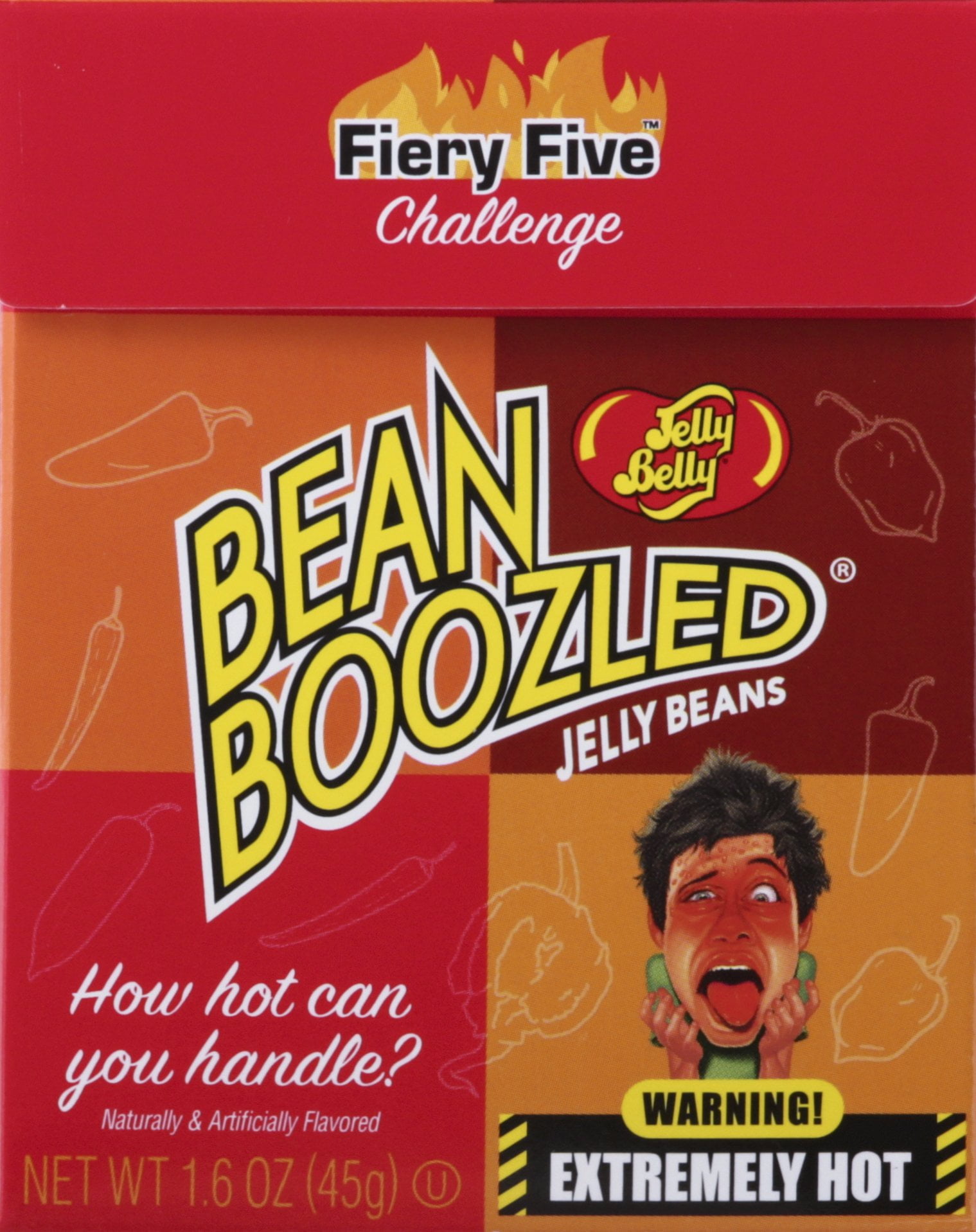 Jelly Belly  Bean Boozled Flaming five boite