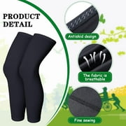 Compression Leg Sleeve Full Length Leg Sleeves Sports Cycling Leg Sleeves for Men Women, Running, Basketball
