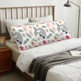 thumbnail image 4 of Fotbe Cute Cartoon Sloth Funda para Almohada Corporal con Diseño, Funda de Microfibra Ultrasuave de 20x54 Pulgadas, Ropa de Cama Elegante, 4 of 7