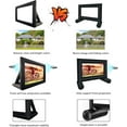 thumbnail image 4 of XHYHWYD 20ft Outdoor Free Standing Inflatable Projector Screen, 240 in with Air Blower, Black, 20FT-Dwarf foot, New, 4 of 11