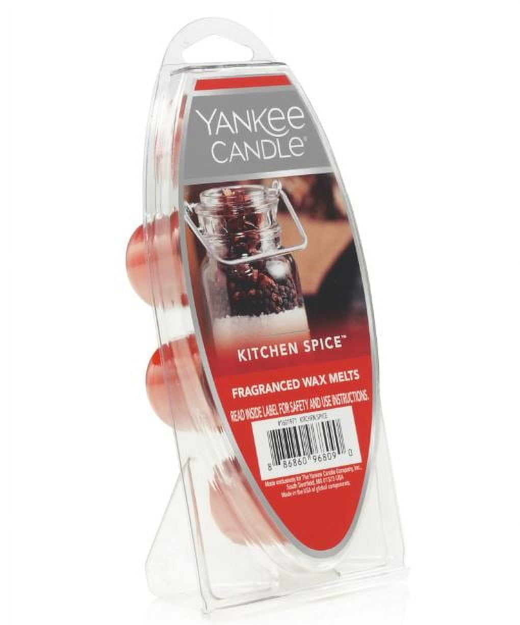 Yankee Candle Kitchen Spice Fragranced Wax Melts, 2.6 oz Pack of 2