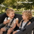 thumbnail image 5 of HARPPA Foldable Wagon Stroller for 4 Kids with 5-Point Harness,Canopy, Black, 5 of 12