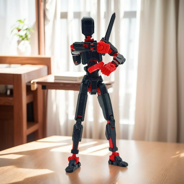 Robot móvil multiarticulado de 554 pulgadas con impresión 3D Robot móvil simulado Robot cambiaformas regalos creativos para niños