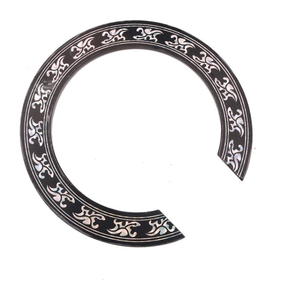 Sonducket Pegatina con incrustaciones de roseta para guitarras, calcomanía con orificio de sonido para principiantes populares, piezas reemplazadas Accesorios para instrumentos musicales Sonducket OD031727-01