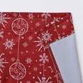 thumbnail image 3 of Skksst 32"x72" French Door Curtain Christmas Snowflake Elk Print Blackout Insulated Rod Pocket Window Short Curtain Panel, 3 of 7