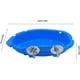 thumbnail image 5 of Bañera para pájaros, lavabo para jaula de loros, caja de baño colgante, duradera y resistente, mantiene a los pájaros limpios y frescos, para pájaros pequeños (azul), 5 of 5