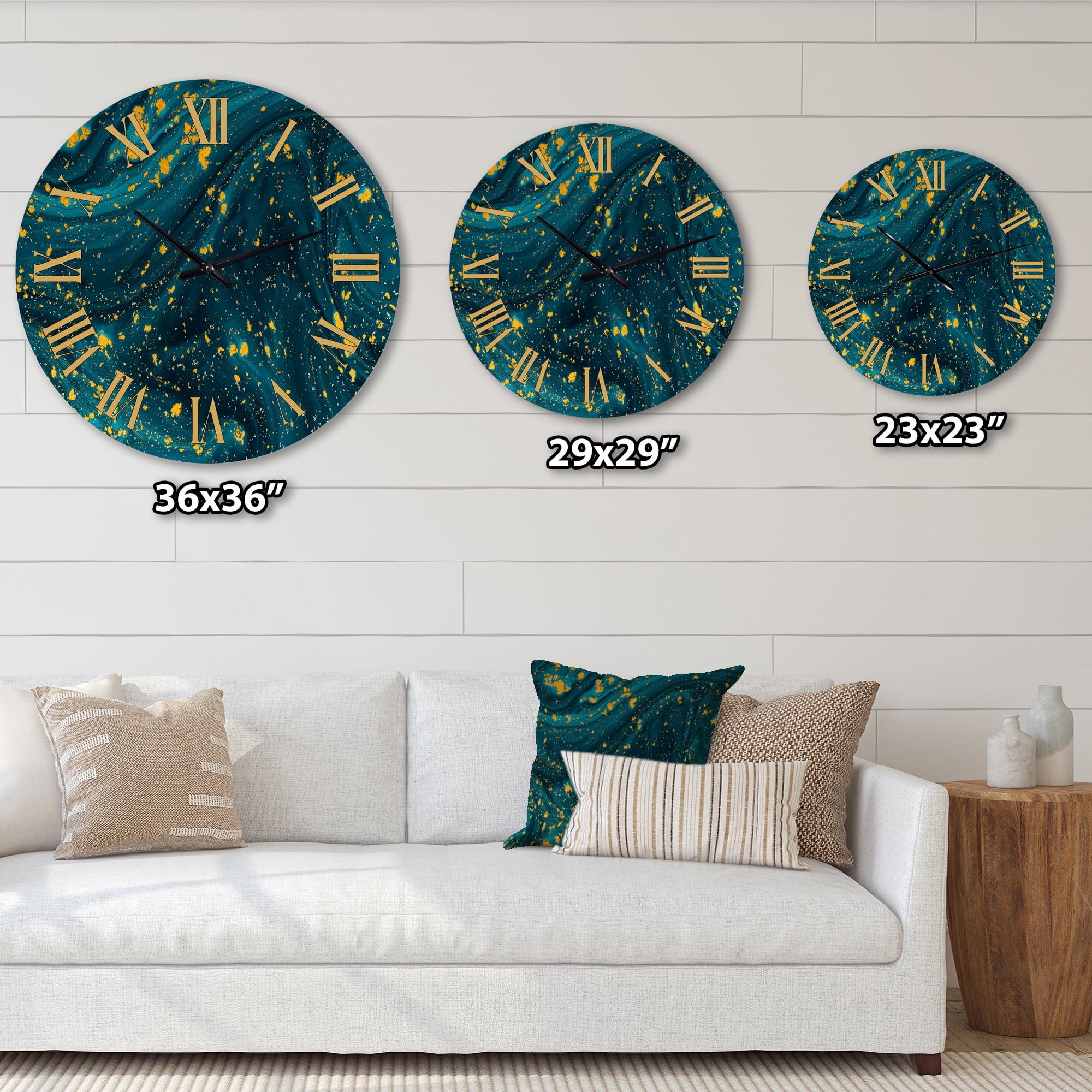 Designart 1 in Quartz Modern/Contemporary Wall Clock