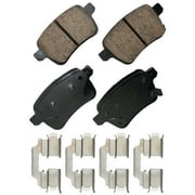 Akebono EURO Ultra-Premium Brake Pad Set, Ceramic Fits select: 2014-2020 FIAT 500L