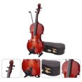 thumbnail image 5 of CIMAXIC 1 Set Musical Instrument Model Violin Craft Desktop Decoration Photography Props,3.15"X1.18"X0.98", 5 of 5