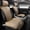 Beige, variant on General Car Seat Protector, 2 Pack Sideless Nappa Leather Seat Covers for Cars, All Season Waterproof Breathable Front Seats Cushion with Storage Pocket Universal Fit Vehicle Car SUV Truck, All Gray