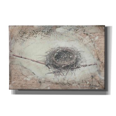 Epic Graffiti 'Wintering' by Britt Hallowell, Canvas Wall Art, 18"x12"