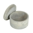thumbnail image 7 of Bloomingville Round Decorative Cement Storage with Lids, Grey, Set of 2, 7 of 7