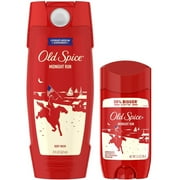 Old Spice American Legends Midnight Run Body Wash (21.0oz) & Invisible Solid Deodorant (3.4oz) Bundle
