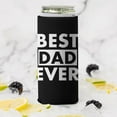 thumbnail image 2 of 2 Pcak Can Cooler Sleeves Insulated Collapsible Beer Sleeve Best Dad Ever Soda Beer Can Covers for Bulk for Soda, 2 of 4