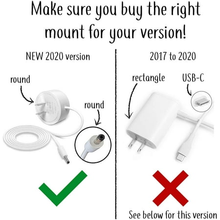Mount Genie - Round Plug Outlet Mount for Google WiFi AC1200 (3-Pack) - White