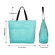 thumbnail image 5 of Disketp Blue And Turquoise Bolsa Tote Estampada para Mujer, Bolso de Hombro y de Mano para Compras y Viajes, 5 of 8