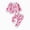 Pink, variant on NOLDARES Toddler Girl Clothes Outfits Sweatshirt & Jumper Pants Set Baby Girl Fall Winter Outfits Kids Sweatsuit(Hot Pink,12-18 M)