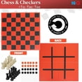 thumbnail image 4 of Juego de mesa Hi-Q 3 en 1: ajedrez, damas y tres en raya, 4 of 7