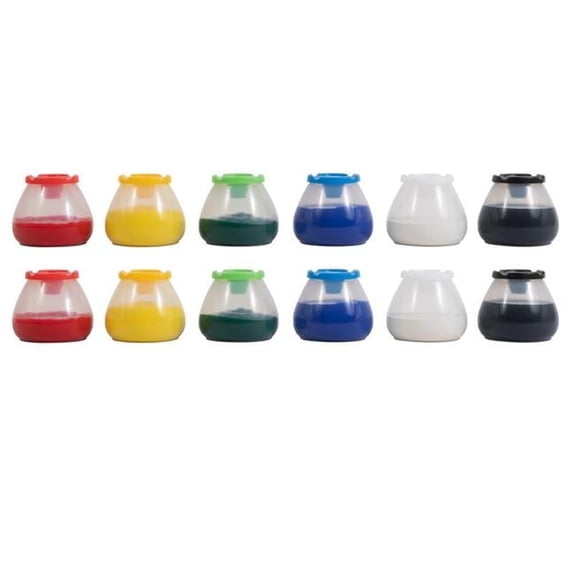 No Spill No Tip Paint Pots - Set of 6 - 2 per Set