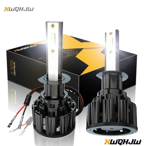 XWQHJW H11 LED Headlight Bulbs, 55W 12000LM Super Bright  LED  Headlights Conversion Kit 6000K Cool White IP68 Waterproof, set of 2
