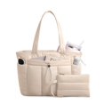 thumbnail image 1 of Bolso de mano TopDesign Puffy para mujer con portavasos y compartimento para portátil, bolsa de cosm, 1 of 8