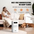 thumbnail image 3 of VEVOR 5L(1.32G) Evaporative Humidifier for 538.2 sqft Air Purifier for Bedroom, 3 of 9