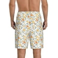 thumbnail image 3 of Bixox Men's Floral1 printed lightweight casual shorts, soft sleep shorts with pockets., 3 of 7