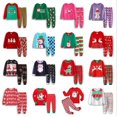 thumbnail image 2 of Conjunto de pijamas para chico, ropa para bebé, ropa de dormir para niña, ropa de dormir para niños, pijamas navideños de Papá Noel, conjunto de ropa de algodón 2-7T, 2 of 4