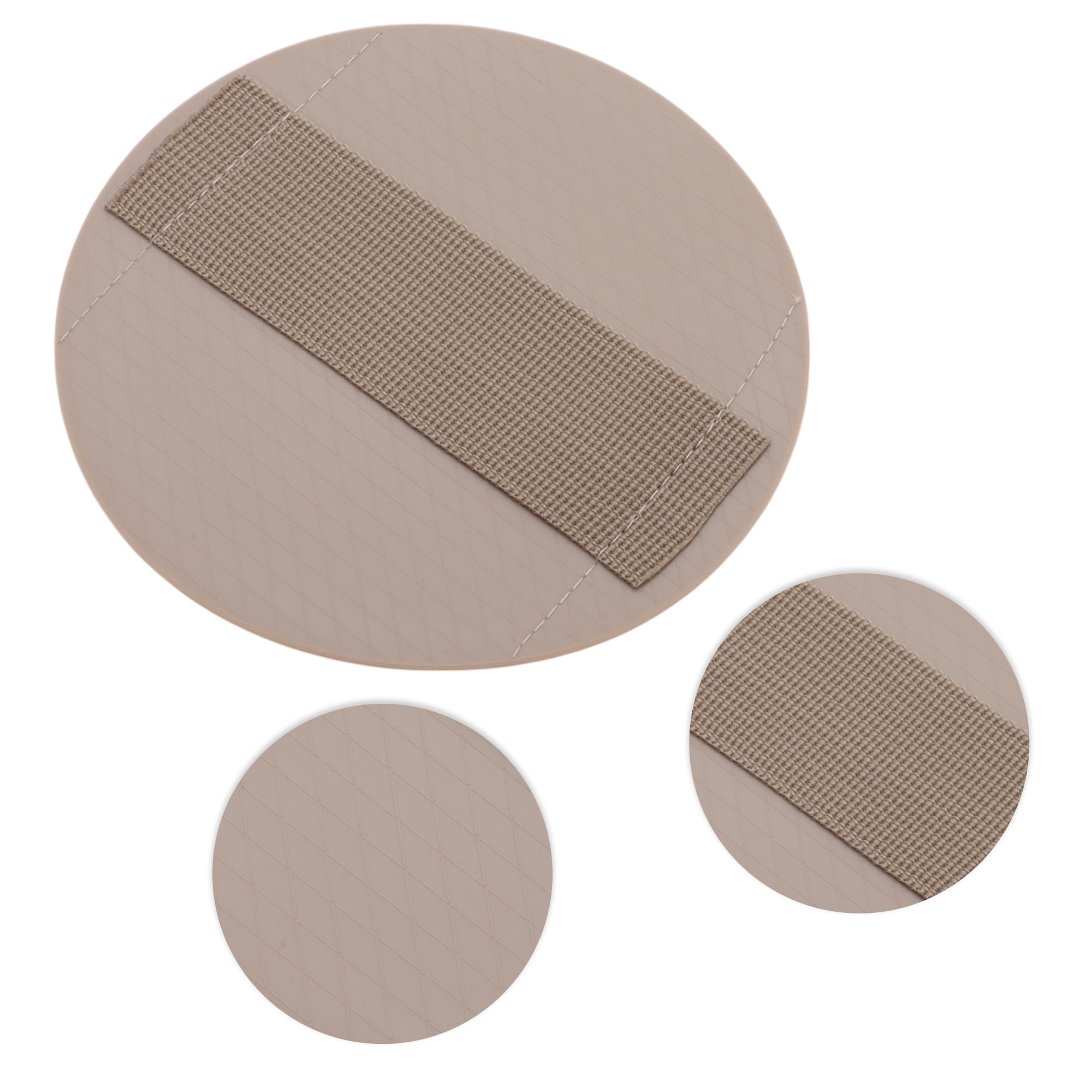 Unique Bargains Durable Round Bath Scrubber 1 Pc Khaki