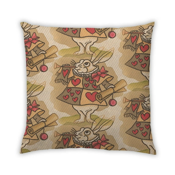 Ahgly Company Outdoor Square Contemporary Throw Pillow, 18 inch by 18 inch