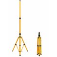 thumbnail image 3 of Floodlight Tripod Stand, Twin Head -Could Mount 1 to 2 Lights, Portable Telescopic Outdoor Lamp Stand 160cm, 3 of 7