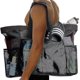 thumbnail image 2 of Bolsa de playa: bolso de mano de malla duradero para mujer con 7 bolsillos, 2 of 3