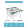 thumbnail image 5 of Summer Tropical Palm Leaf Queen Size Down Alternative Comforter, Lightweight Comforter Quilt Bedding Set with Pillow Shams Floral Coastal Starfish Retro All Seasons Bed Comforter Duvet Insert 90"x96", 5 of 7