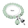 thumbnail image 2 of Pulsera elástica con cuentas de cristal curativo semiprecioso de 8 mm, unisex, 2 of 6