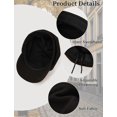 thumbnail image 5 of Women Newsboy Hat Plaid Cabbie Caps Cotton Casual Stylish Beret Cap Paperboy Hats, 5 of 6