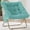 Mint, variant on HABUTWAY Comfy Saucer Chair, Foldable Living Room Chairs, Soft Faux Fur Lounge Chair for Bedroom, Reading Chairs for Adults, Kids, X-Large (with Ottoman, Beige)