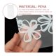 thumbnail image 2 of Cortina de baño fresca, cortinas de ducha blancas, estampados de plantas, impermeables, semitransparentes, Peva, 2 of 6
