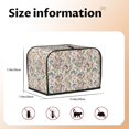 thumbnail image 5 of Yiaed Floral Print Two Slice Bread Machine Cover, Universal Size Kitchen Appliance Cover for Bread Machine,Bread Machine Cover, 5 of 7