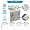 thumbnail image 6 of Blue Yellow Diamond Table Runner 36 Inches Long Farmhouse Dress Scarves, Modern Geometric Middle Century Dining Tablerunner for Coffee Table/Kitchen Island/Party Décor, Small 13" x 36", 6 of 8