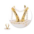 thumbnail image 4 of Soporte de exhibición Ounissouiy Bandeja de Almacenamiento para collar Estilo nórdico dorado HA082176-00, 4 of 6